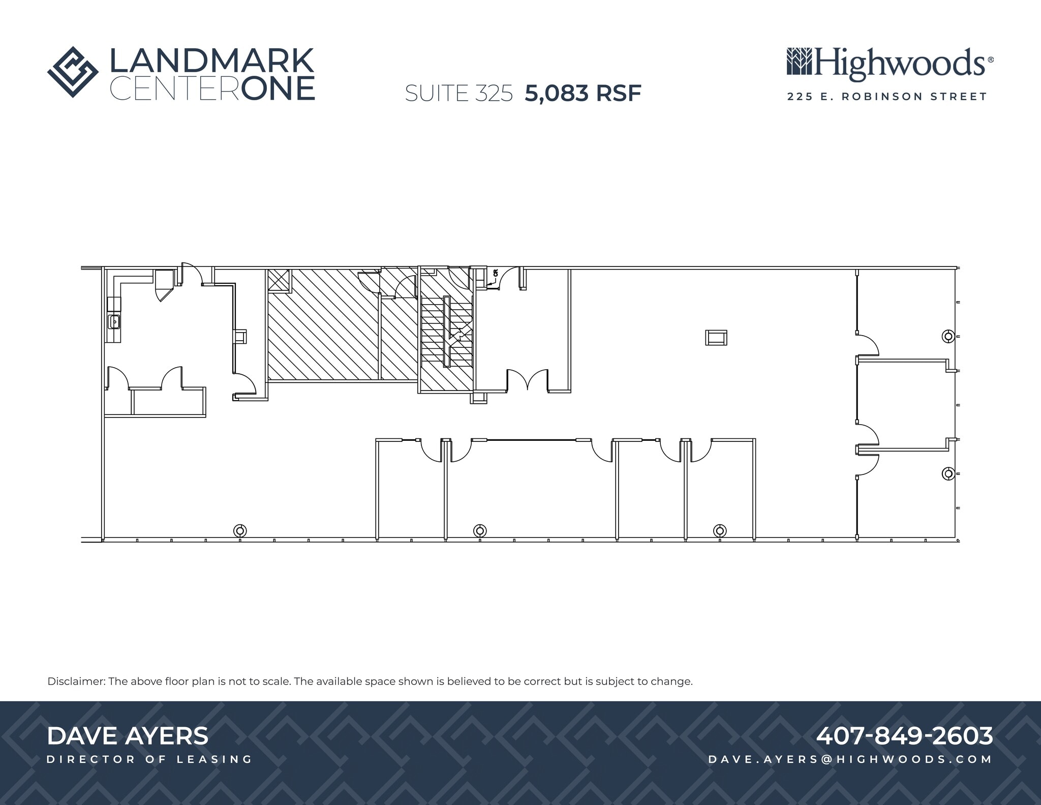 225 E Robinson St, Orlando, FL à louer Plan de site- Image 1 de 1