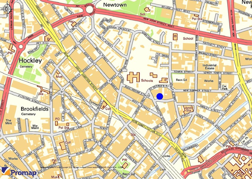 14-18 Buckingham St, Birmingham for lease - Plat Map - Image 2 of 3