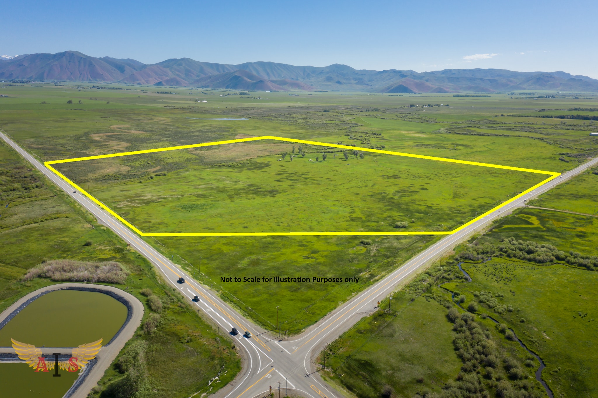 17830 Highway 20, Bellevue, ID for sale Aerial- Image 1 of 4