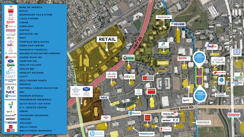 3017 Kilgore Rd, Rancho Cordova, CA à louer - Photo du bâtiment - Image 3 de 17