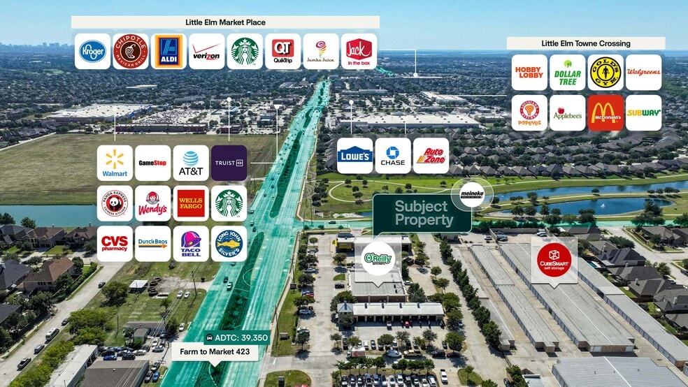 2972 FM 423, Little Elm, TX à vendre - Aérien - Image 2 de 3