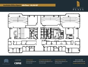 201 S College St, Charlotte, NC à louer Plan d’étage- Image 1 de 1