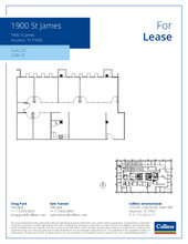 1900 St James Pl, Houston, TX for lease Floor Plan- Image 1 of 1