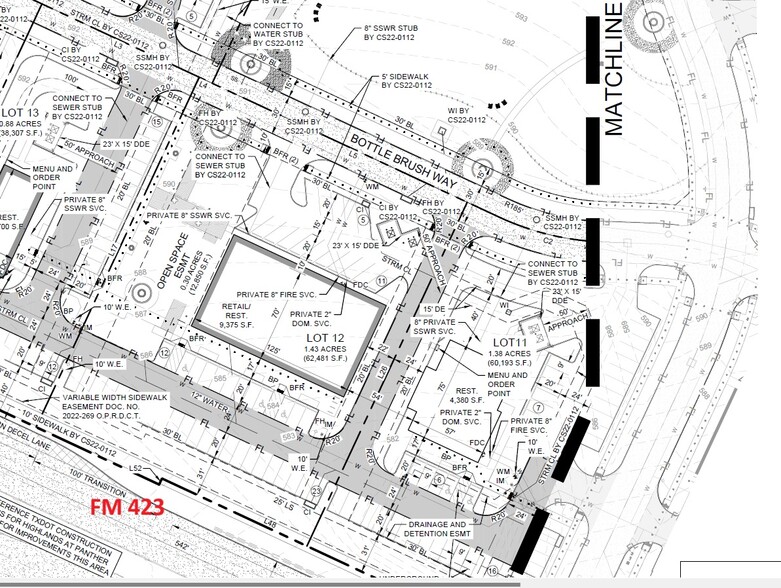 Lot 12 FM 423, Frisco, TX à louer - Plan de site - Image 2 de 3