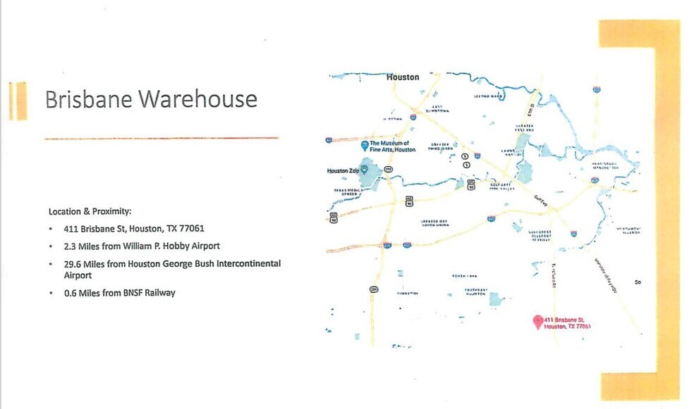 411 Brisbane St, Houston, TX à louer - Autre - Image 3 de 11