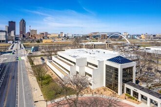 100 E Grand Ave, Des Moines, IA - Aerial  map view - Image1