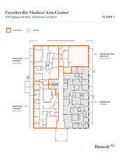 1275 Highway 54 W, Fayetteville, GA for lease Floor Plan- Image 1 of 1
