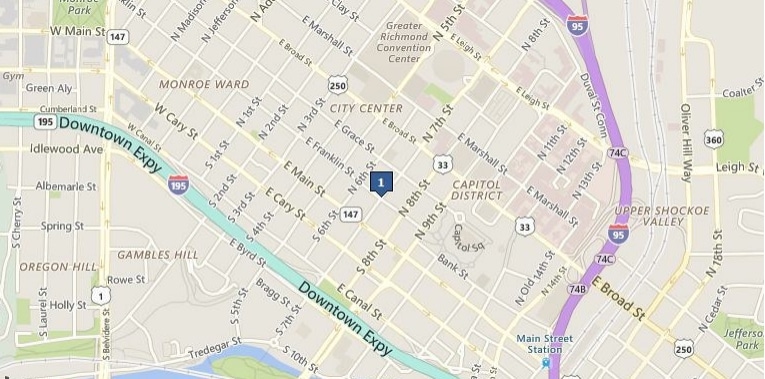 100-102 N 7th St, Richmond, VA for lease - Aerial - Image 2 of 4