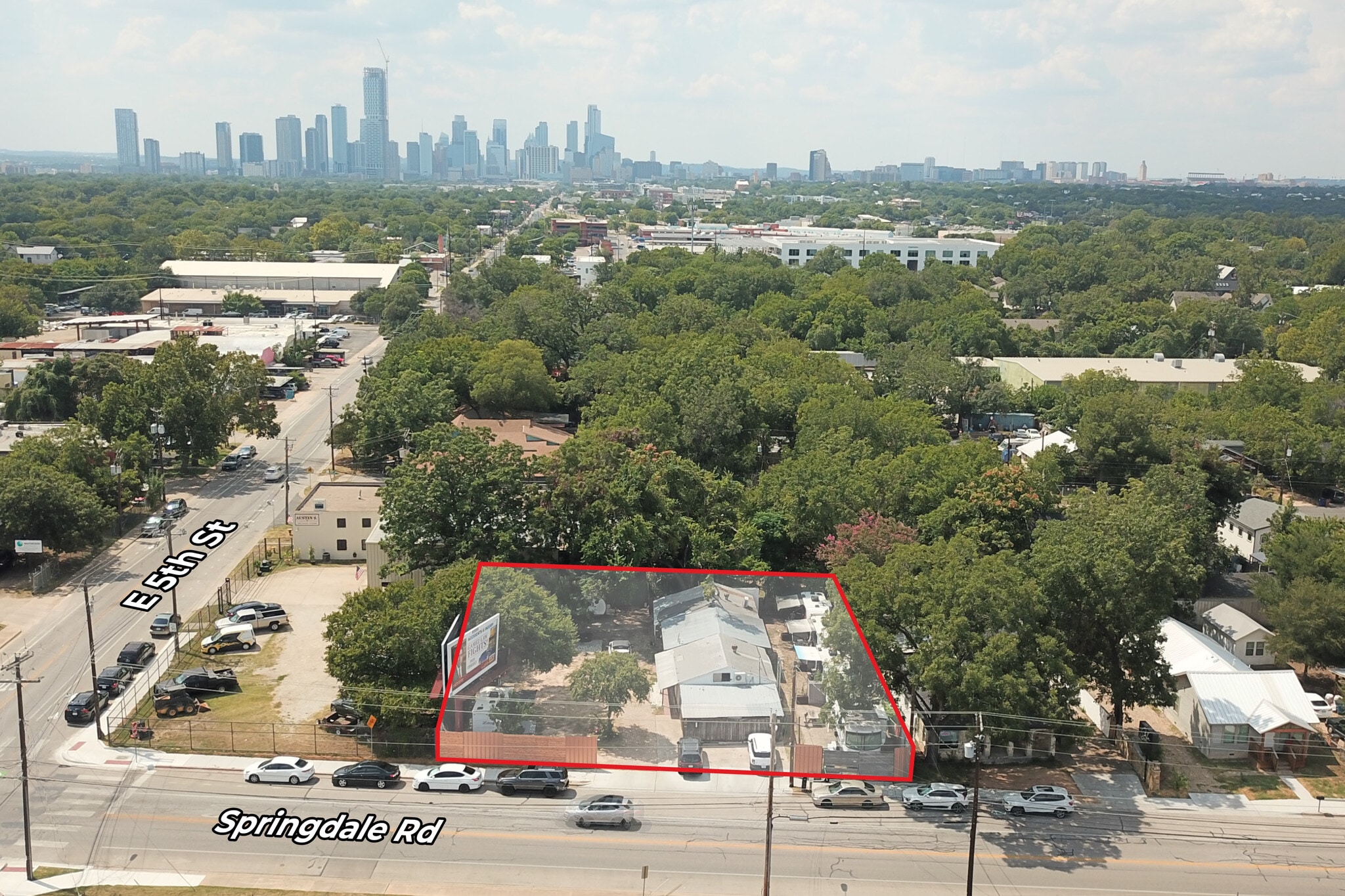 502-504 Springdale Rd, Austin, TX for sale Aerial- Image 1 of 3