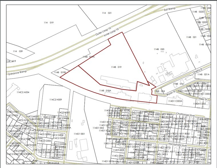 355 Oneta St, Athens, GA à louer - Plan cadastral - Image 2 de 7