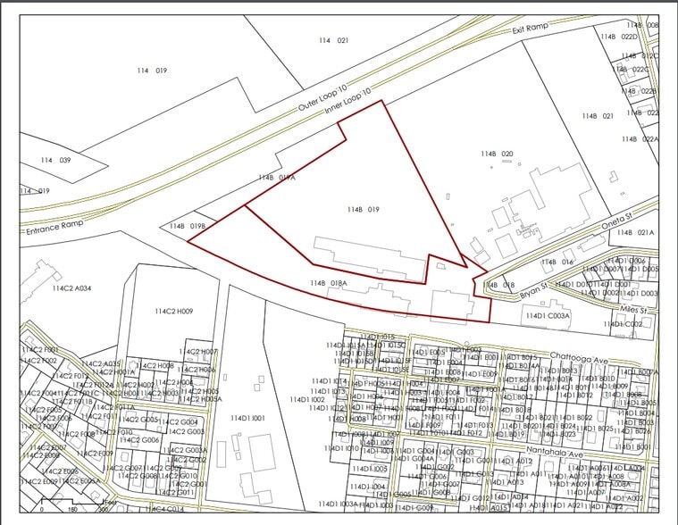 355 Oneta St, Athens, GA for lease - Plat Map - Image 2 of 7