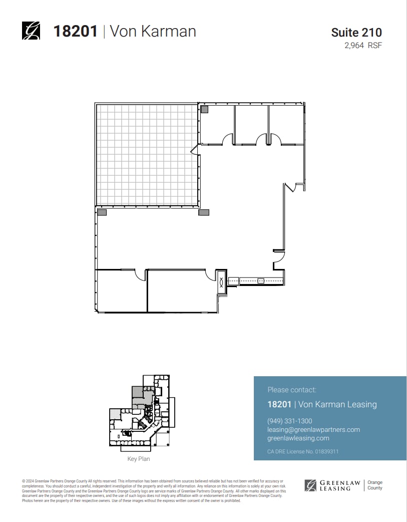 18301 Von Karman Ave, Irvine, CA for lease Floor Plan- Image 1 of 2