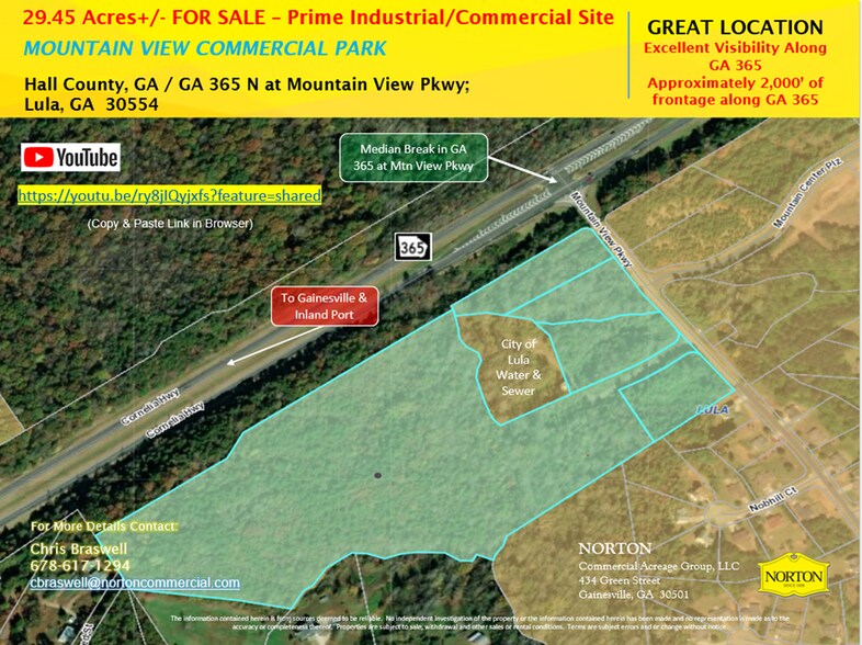 5108 Mountain View, Lula, GA à vendre - Aérien - Image 2 de 7