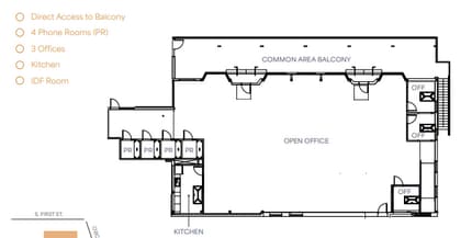 300 Orchard City Dr, Campbell, CA à louer Plan d’étage- Image 1 de 1