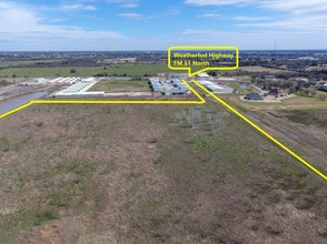 1312 Weatherford Hwy, Granbury, TX - AERIAL map view