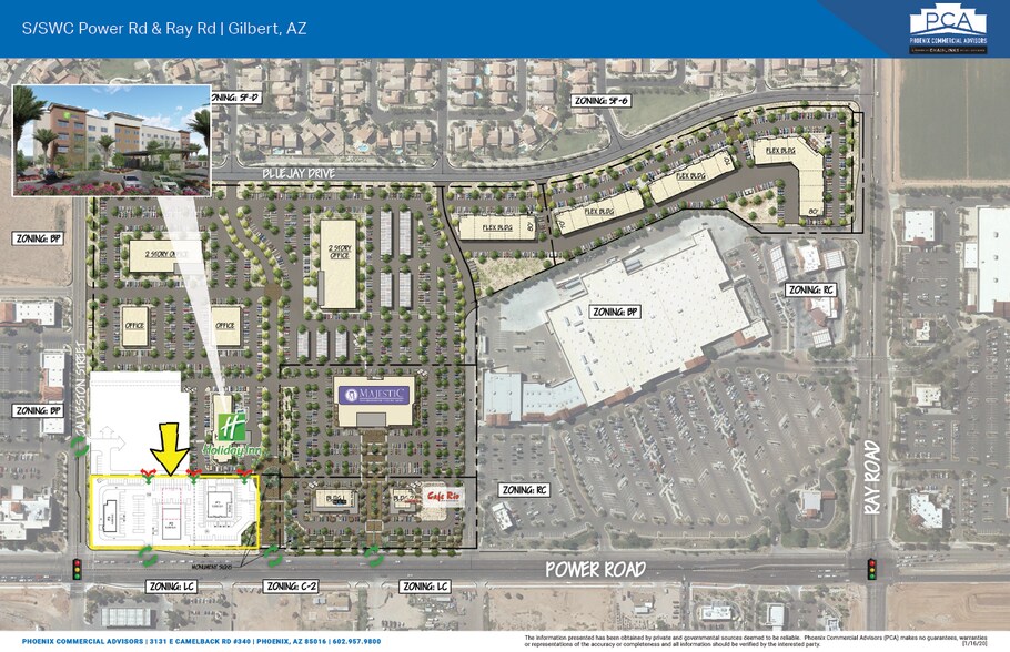 S/SWC Power Rd & Ray Rd, Gilbert, AZ à vendre - Photo du bâtiment - Image 2 de 4