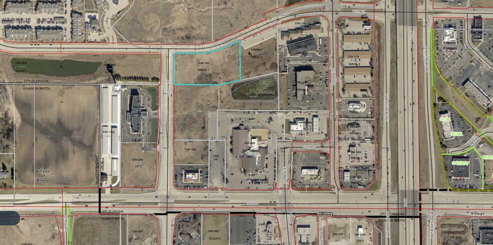 SEQ 125th Ave. & 71st St., Kenosha, WI à vendre - Aérien - Image 1 de 1