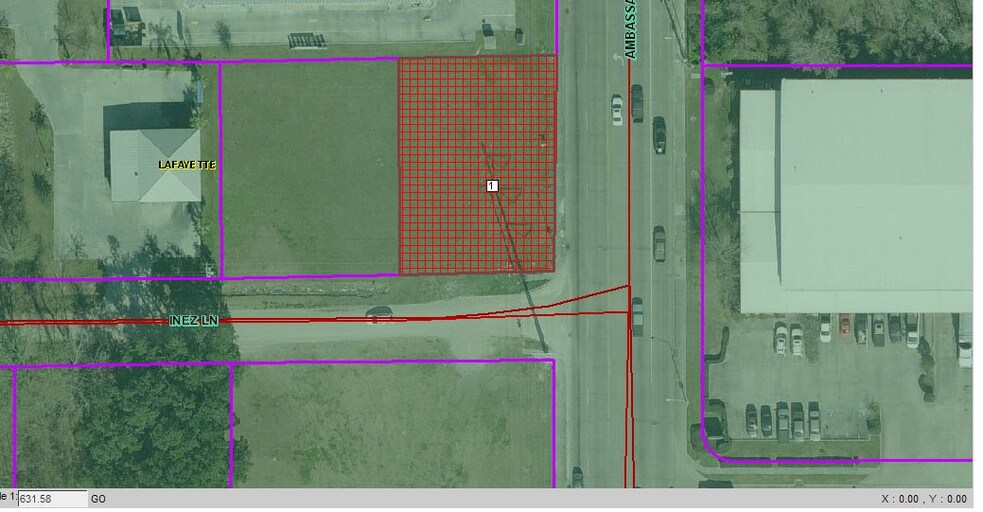 100 Inez Ln, Lafayette, LA à louer - Plan cadastral - Image 2 de 2