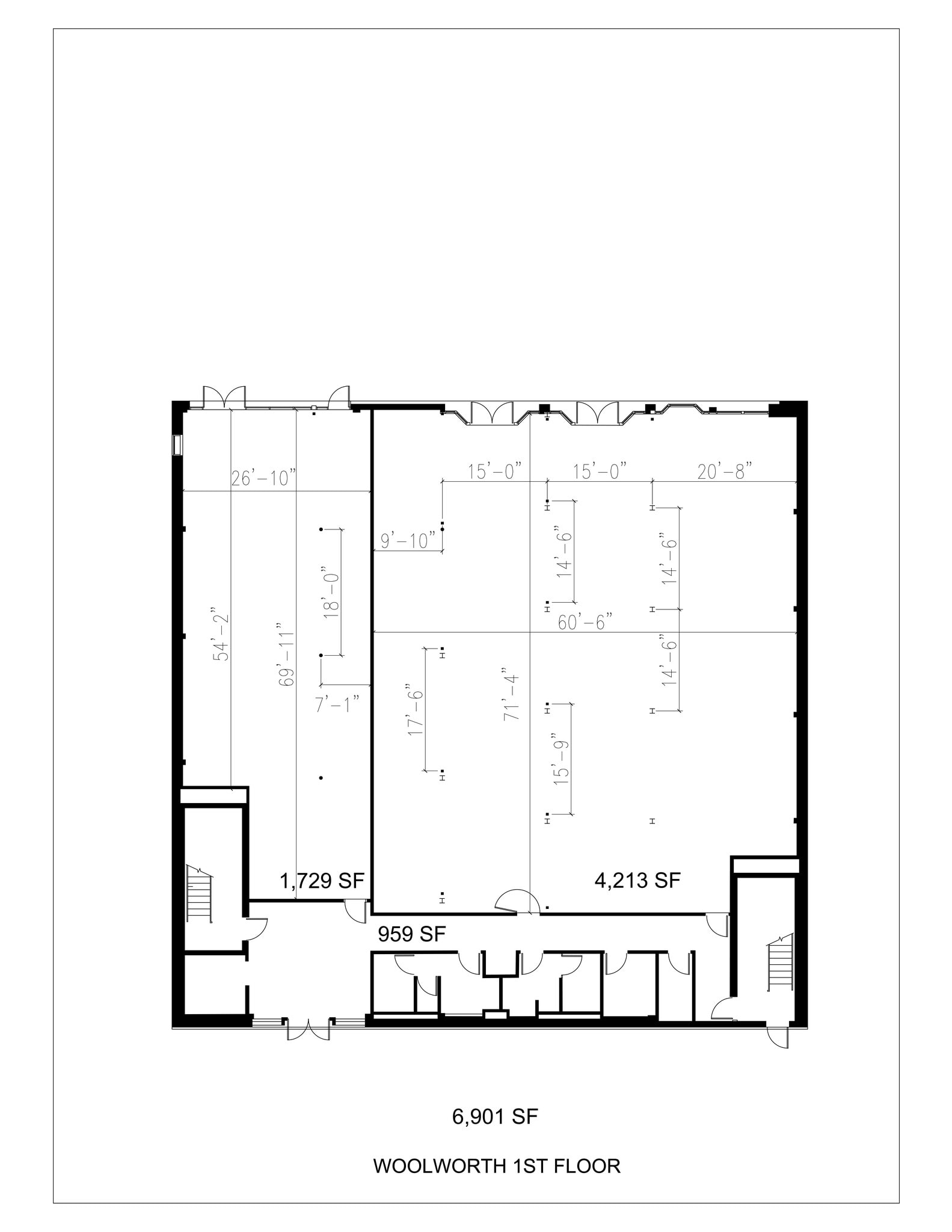 519 Cleveland St, Clearwater, FL for lease Site Plan- Image 1 of 2