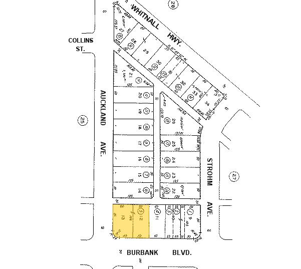 10523 Burbank Blvd, North Hollywood, CA à louer - Plan cadastral - Image 3 de 6