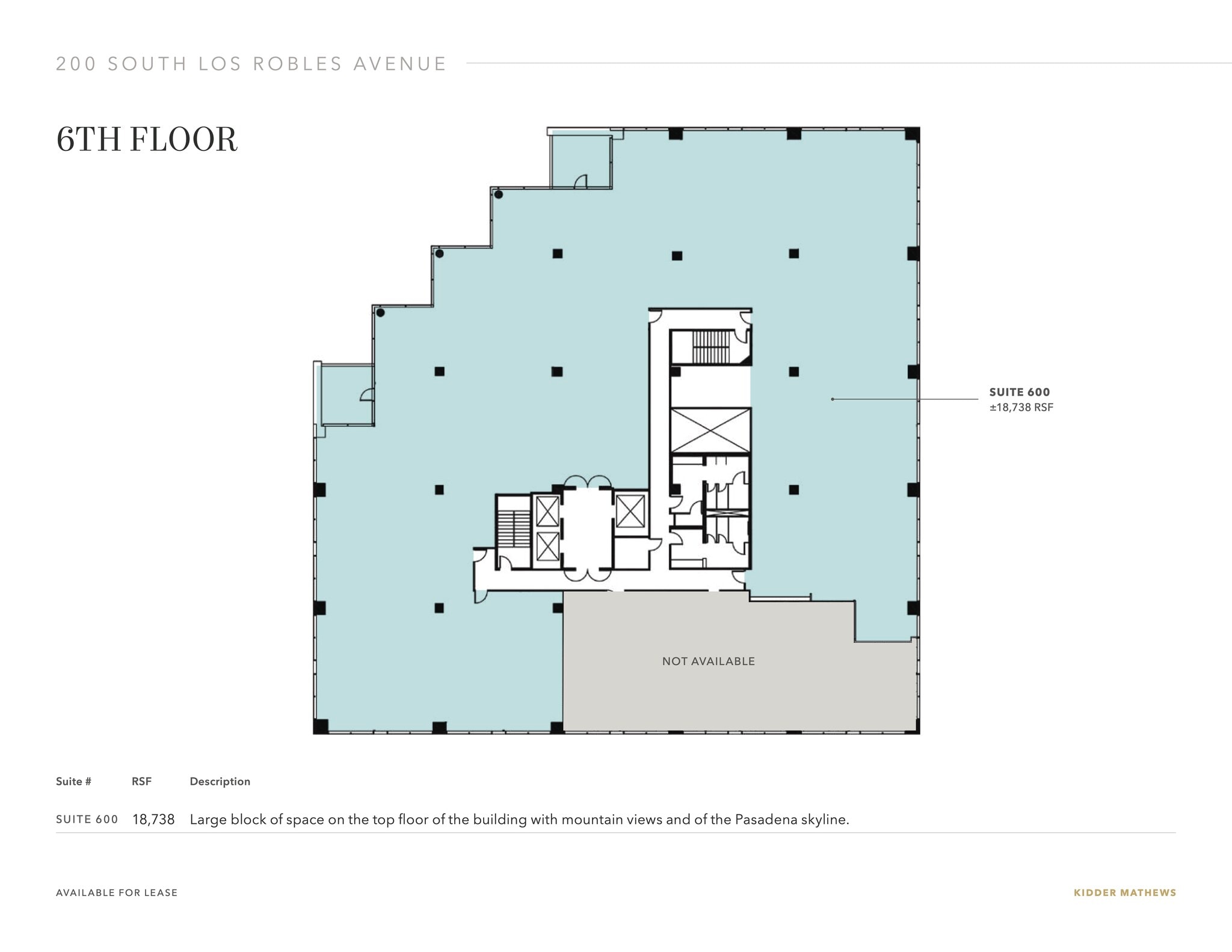 200 S Los Robles Ave, Pasadena, CA for lease Floor Plan- Image 1 of 1