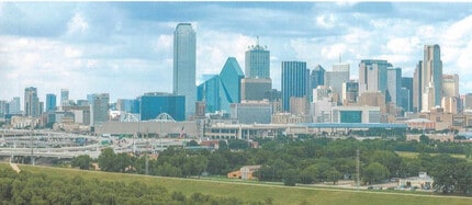 1119 S Riverfront Blvd, Dallas, TX - AERIAL  map view