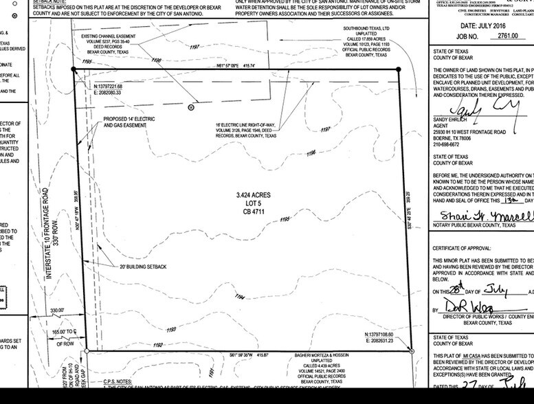 25920 Interstate 10 W, Boerne, TX à vendre - Plan de site - Image 3 de 4