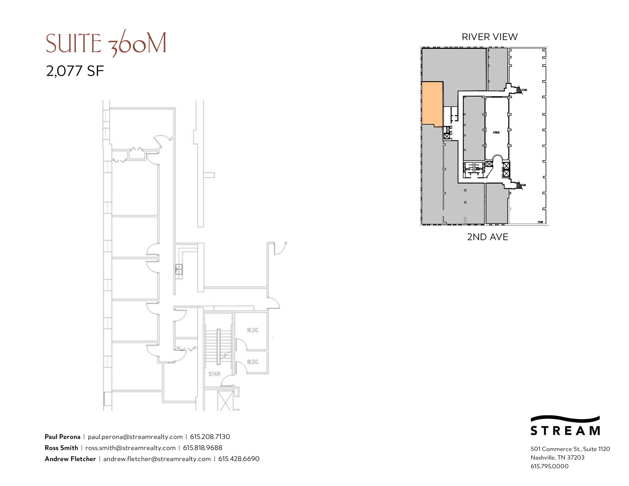 214 2nd Ave N, Nashville, TN for lease Floor Plan- Image 1 of 1