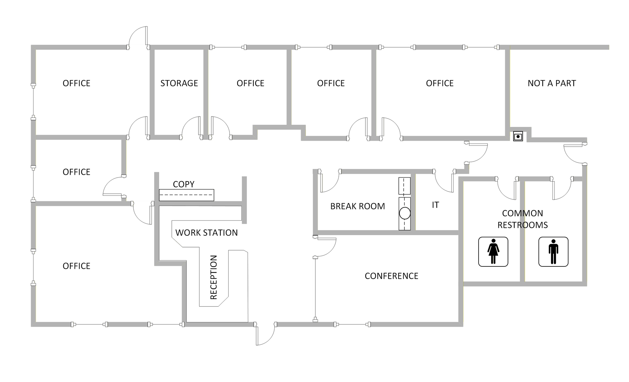 8767 E Via de Commercio, Scottsdale, AZ à louer Plan d’étage- Image 1 de 1