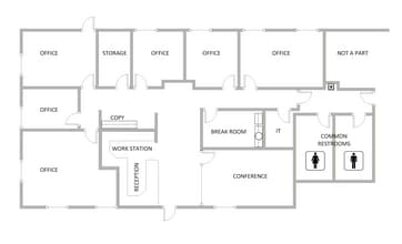 8767 E Via de Commercio, Scottsdale, AZ à louer Plan d’étage- Image 1 de 1