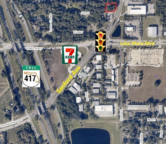S Sanford Ave, Sanford, FL à vendre - Aérien - Image 1 de 1