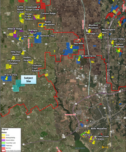 FM 2331 and Hwy4, Godley, TX - Aérien  Vue de la carte - Image1