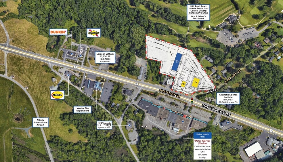 2 Mill Rd, Latham, NY à louer - Aérien - Image 3 de 4