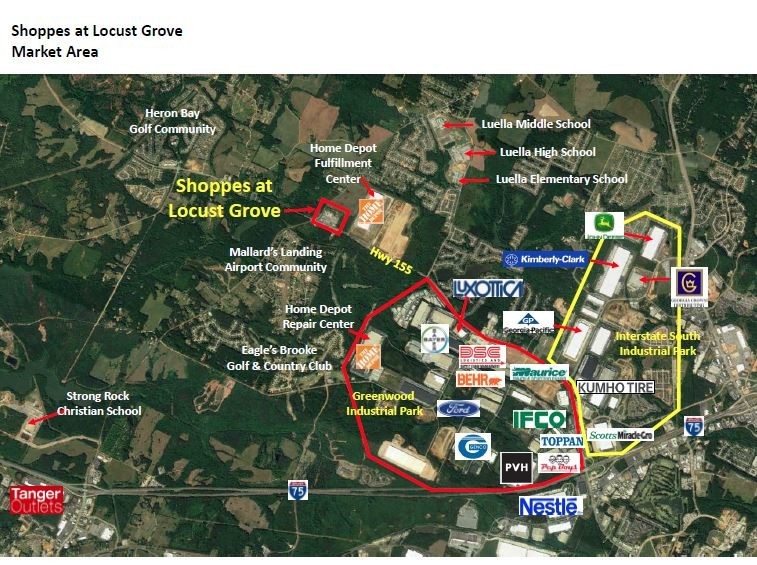 2730 Highway 155, Locust Grove, GA for lease - Aerial - Image 2 of 4