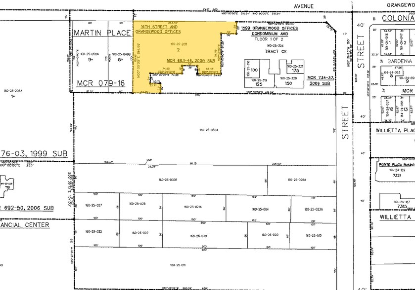 1555 E Orangewood Ave, Phoenix, AZ for lease - Plat Map - Image 2 of 19