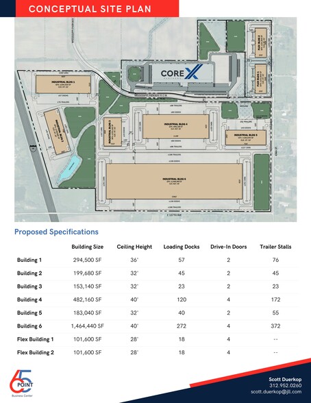 Interstate 65, Crown Point, IN for sale - Site Plan - Image 2 of 2