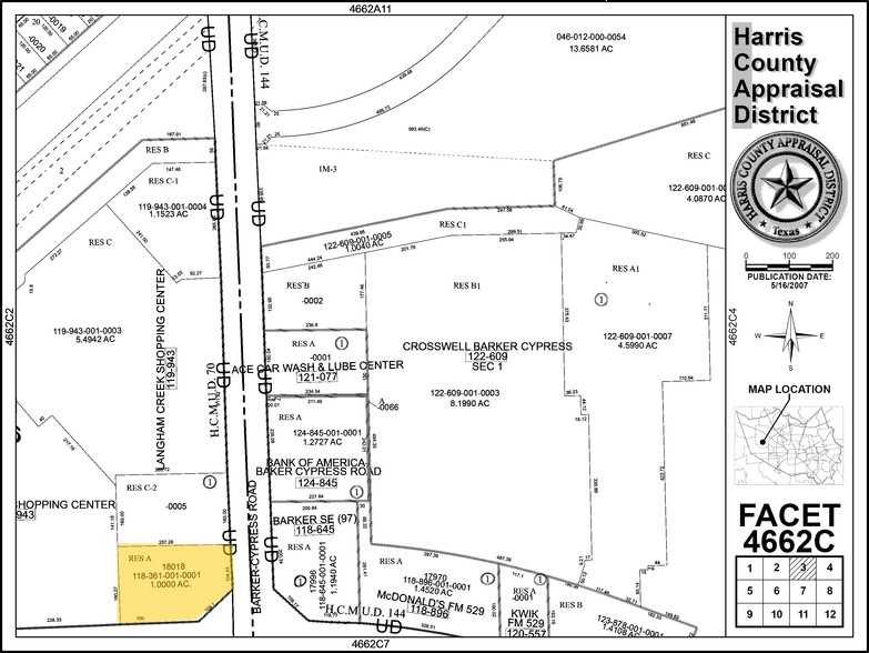 18018 FM 529 Rd, Cypress, TX à louer - Plan cadastral - Image 2 de 10