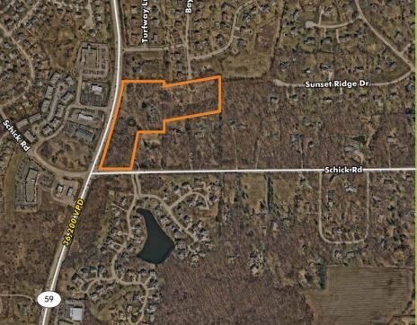 NEC Rt 59 & Schick Rd, Bartlett, IL à vendre - Aérien - Image 2 de 3