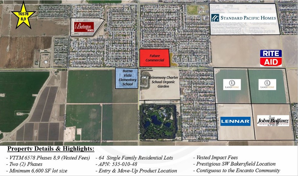 Pensinger & Windermere Rd, Bakersfield, CA for sale - Other - Image 1 of 1