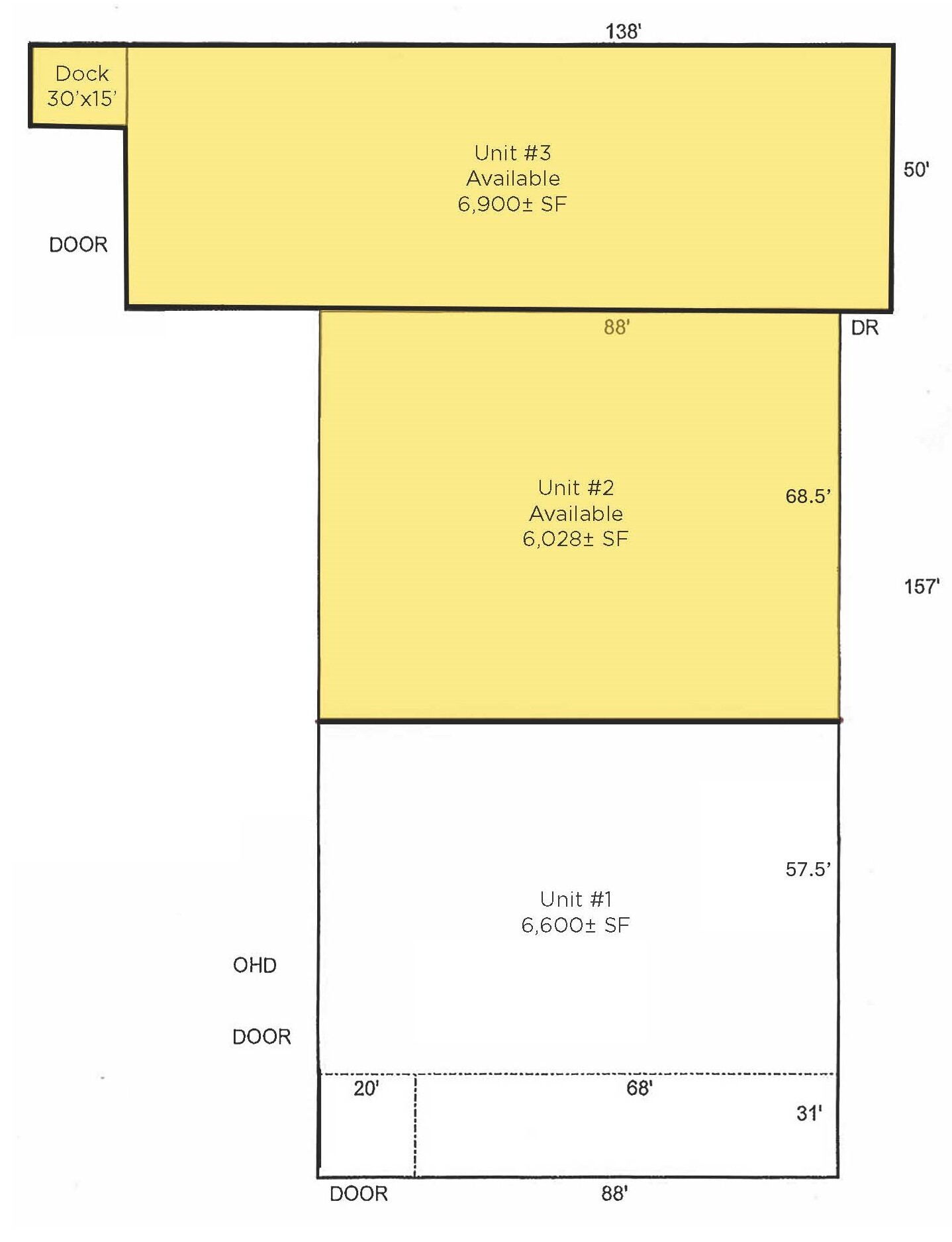 3190 Kettering Blvd, Dayton, OH à louer Plan d  tage- Image 1 de 1