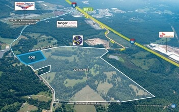 22 Cold Sassy Ln, Commerce, GA - AERIAL  map view - Image1