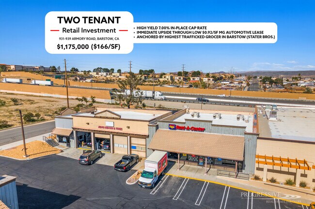 Plus de détails pour 931-939 Armory Rd, Barstow, CA - Commerce de détail à vendre