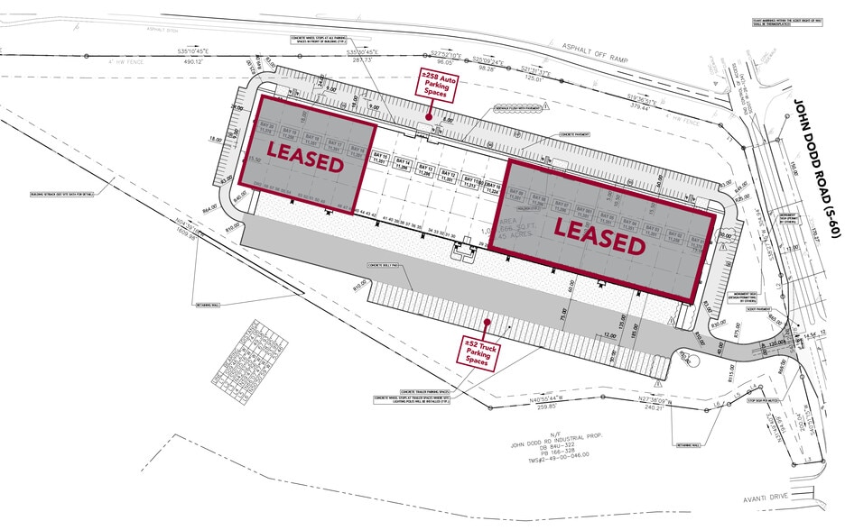 380 John Dodd Rd, Spartanburg, SC à louer - Plan d’étage - Image 2 de 28