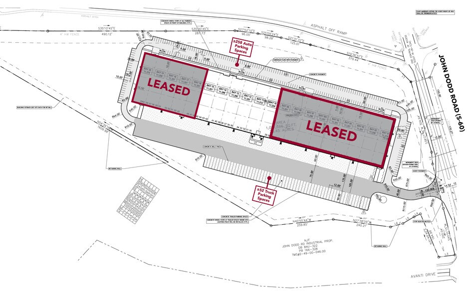 380 John Dodd Rd, Spartanburg, SC à louer - Plan d’étage - Image 2 de 28