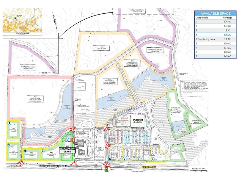 4006 Southport-Supply Road Southeast, Southport, NC for lease - Site Plan - Image 3 of 5