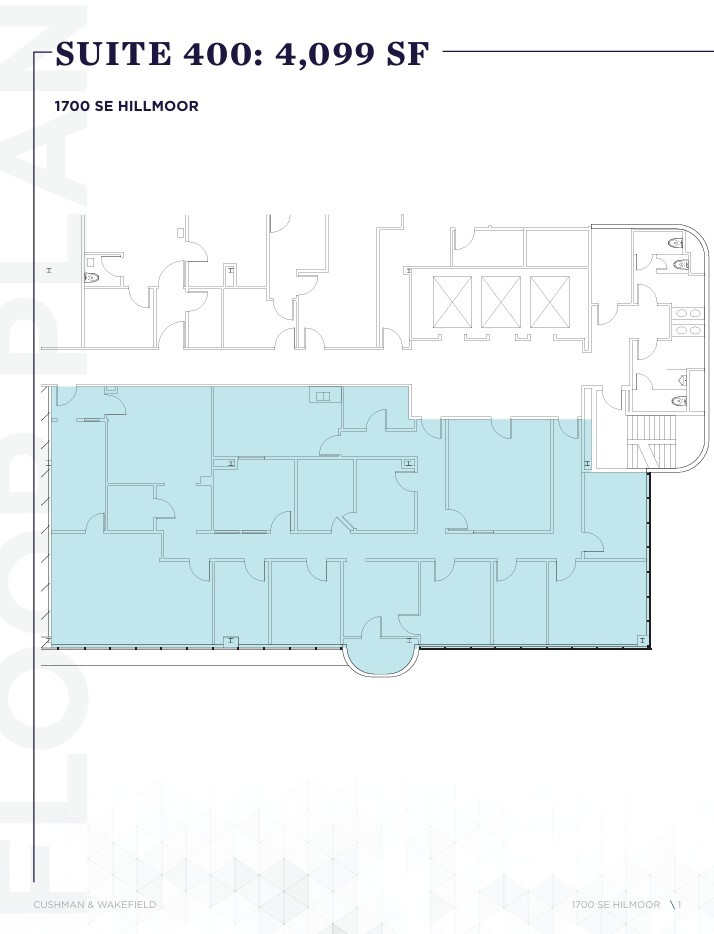 1700 SE Hillmoor Dr, Port Saint Lucie, FL for lease Floor Plan- Image 1 of 1
