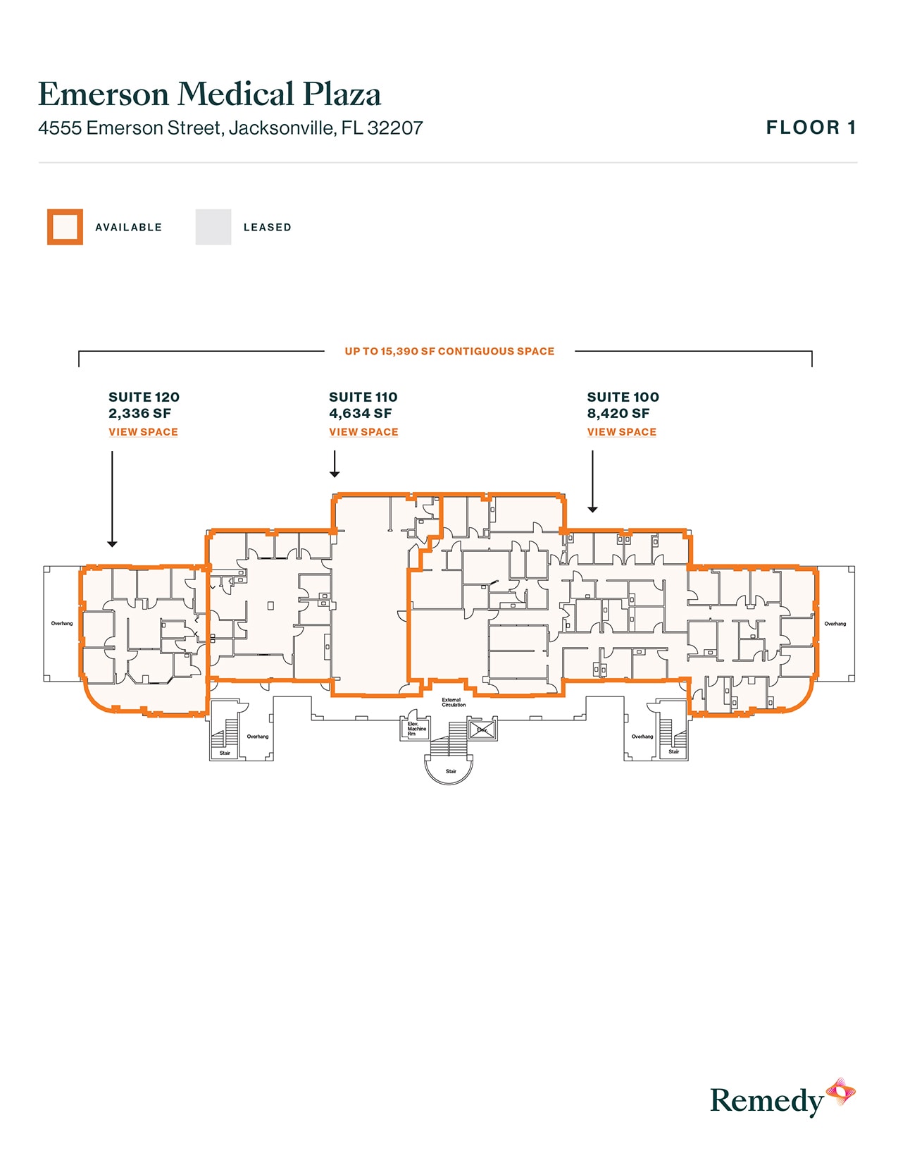 4555 Emerson Pky, Jacksonville, FL for lease Floor Plan- Image 1 of 1