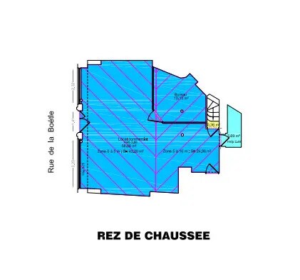32 Rue La Boétie, Paris à louer Plan d’étage- Image 1 de 2