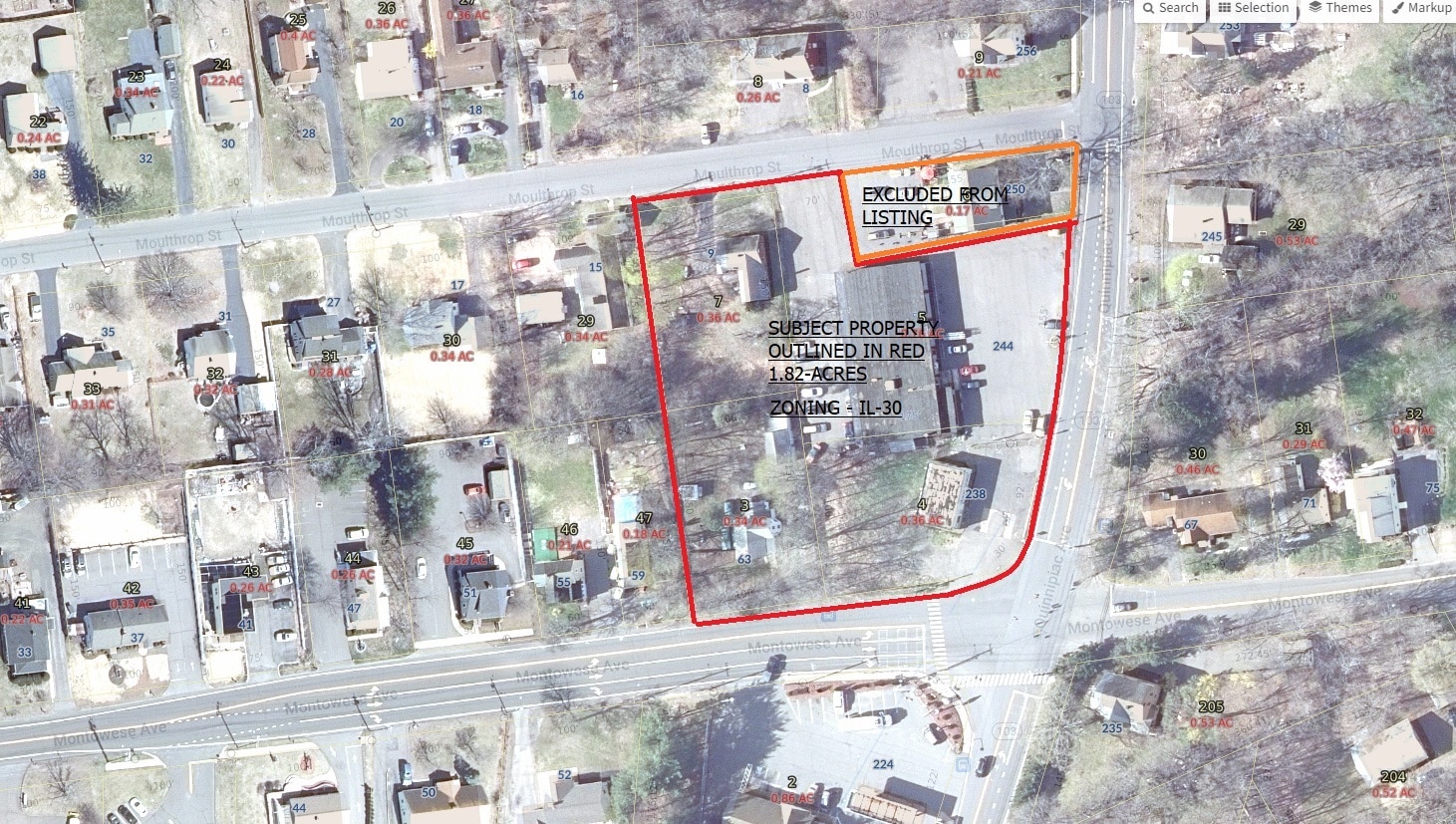 244 Quinnipiac Ave, North Haven, CT for lease Aerial- Image 1 of 2