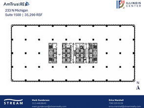 233 N Michigan Ave, Chicago, IL à louer Plan d  tage- Image 1 de 1